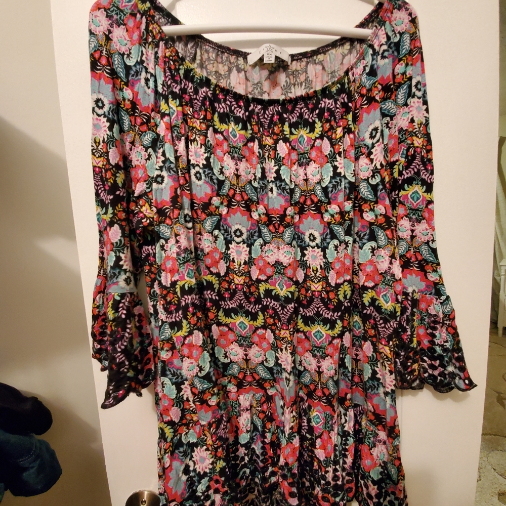 Long Floral Top